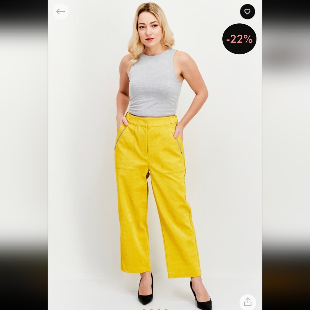Yellow Women's Pants Use